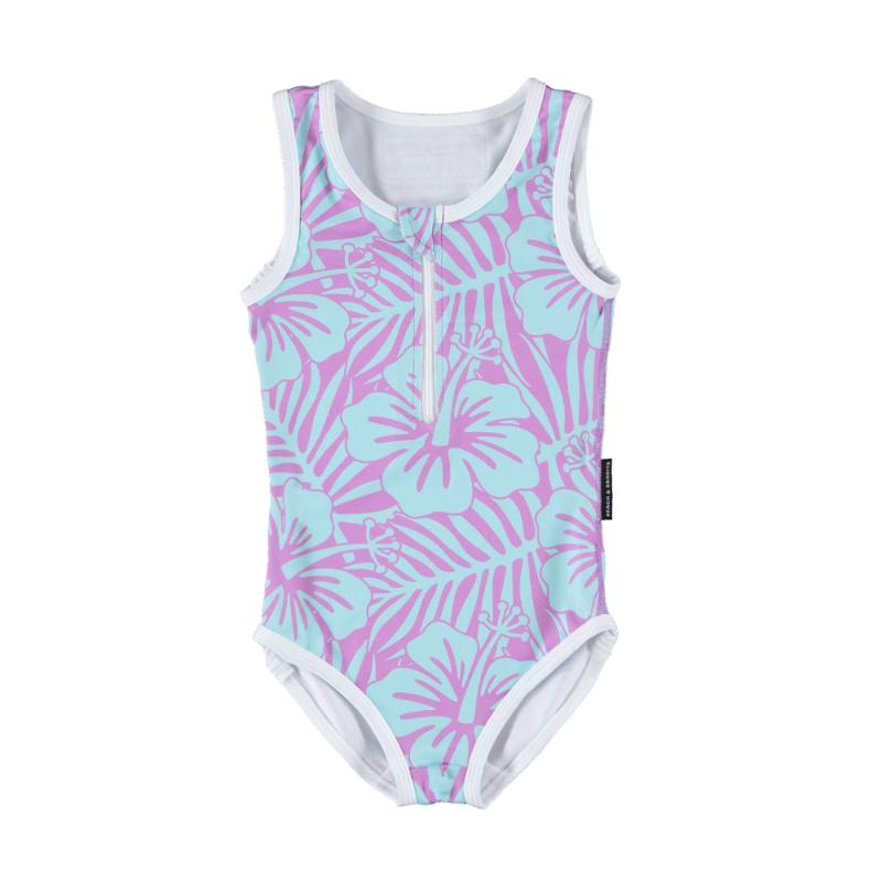 Beach & Bandits Swimsuit Hibiscus Violet