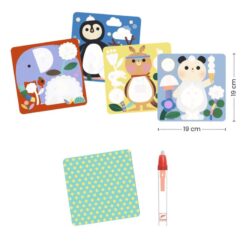 Djeco Magische Kleurplaten Kiekeboe! Dierenbaby's DJ00952