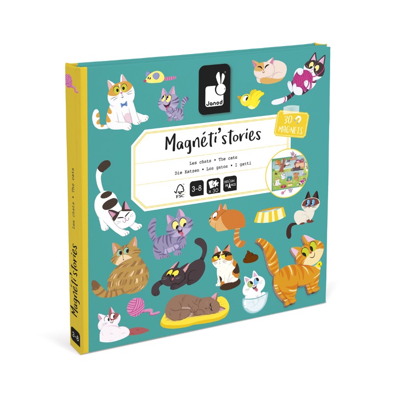 Janod Magneti Stories Katten