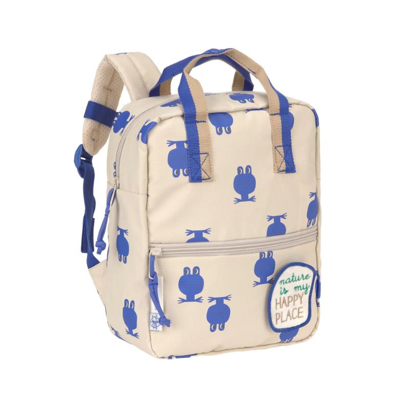 Lassig Mini Square Backpack Happy Trails Frog