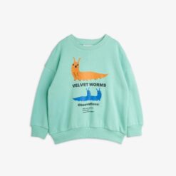 Mini Rodini Velvet worms observations sweatshirt