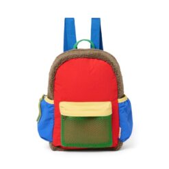 Studio Noos Rode Patchwork Midi Rugzak