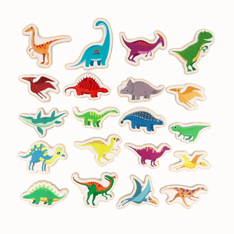 Tix & Mix Magnetic Playset Dinosaurs - Afbeelding 3