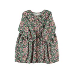 piupiuchick short dress green multicolor flowers