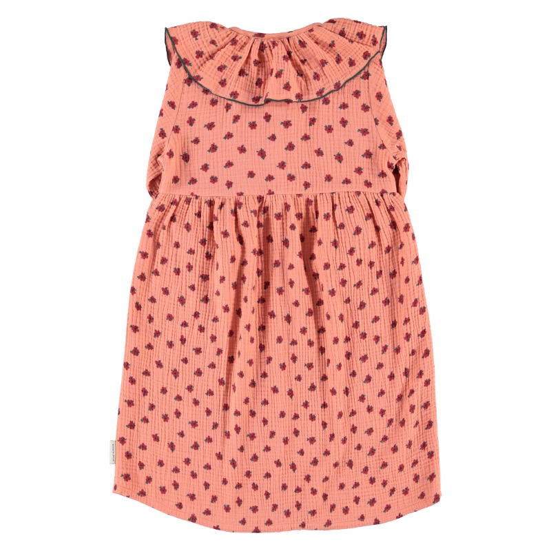 piupiuchick long dress pink little flowers