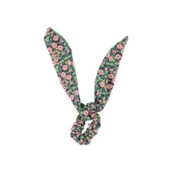 Piupiuchick scrunchie green multicolor flowers