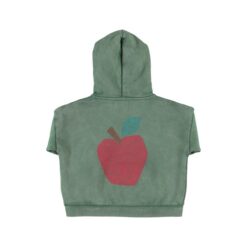 piupiuchick hoodie green apple print