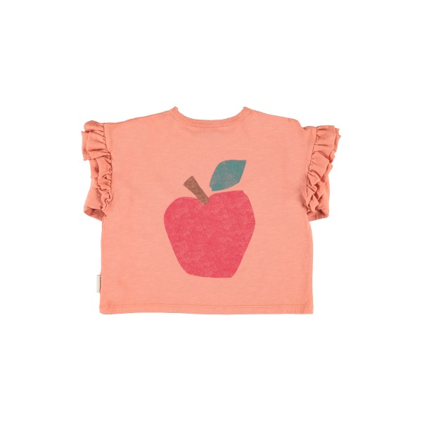 piupiuchick longsleeve shirt pink apple print - Afbeelding 2