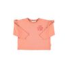 piupiuchick longsleeve shirt pink apple print
