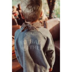 piupiuchick sweatshirt grey sun & cloud print