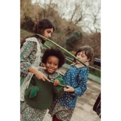 piupiuchick short dress green multicolor flowers - Afbeelding 3