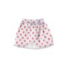 piupiuchick short skirt light blue denim red dots