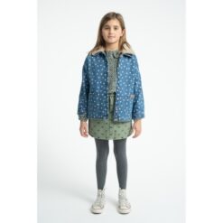 Alternative view of piupiuchick short skirt olive green black hearts
