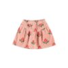 piupiuchick short skirt pink big flowers