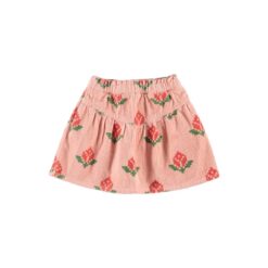 piupiuchick short skirt pink big flowers