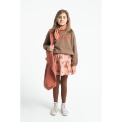 Alternative view of piupiuchick short skirt pink big flowers