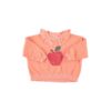 piupiuchick sweatshirt collar pink apple print