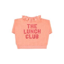 Alternative view of piupiuchick sweatshirt collar pink apple print
