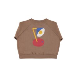 Alternative view of piupiuchick sweatshirt brown CAPTAIN