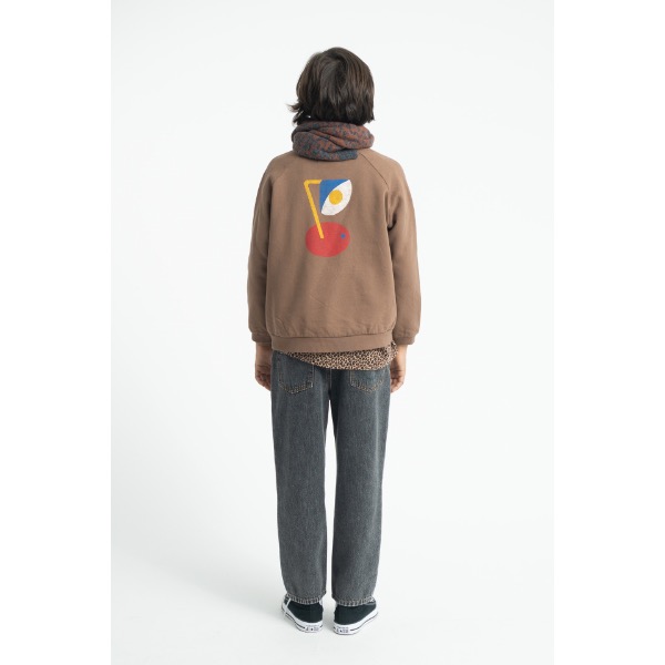 piupiuchick sweatshirt brown CAPTAIN