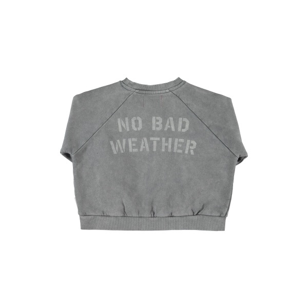 piupiuchick sweatshirt grey sun & cloud - Afbeelding 2