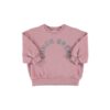 piupiuchick oversized sweatshirt pink "lunch break" print