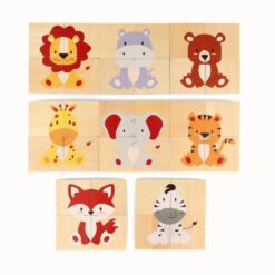 Tix & Mix Magnetic Playset Animals Puzzle - Afbeelding 3