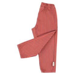 Alternative view of piupiuchick unisex trousers bordeaux black stripes