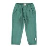 piupiuchick unisex trousers green black stripes