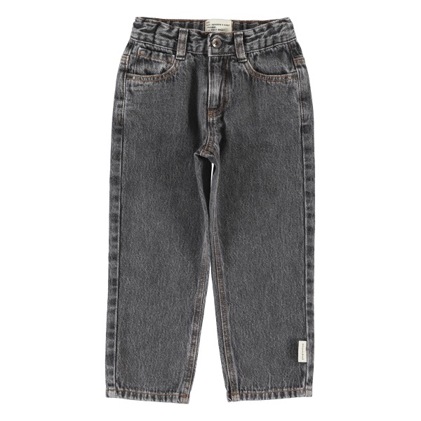 piupiuchick unisex trousers grey denim