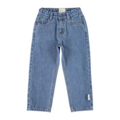 piupiuchick unisex trousers washed navy denim