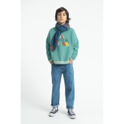 Alternative view of piupiuchick unisex trousers washed navy denim