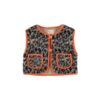 piupiuchick waistcoat grey animal print