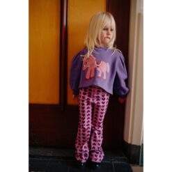 Alternative view of Daily Brat Purple Heart Flared Pants