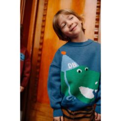 Daily Brat Daffy Dino Knitted Sweater