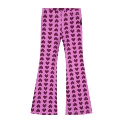 Daily Brat Purple Heart Flared Pants