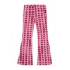 Daily Brat Pink Heart Flared Pants