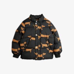 Mini Rodini Dog hooded puffer