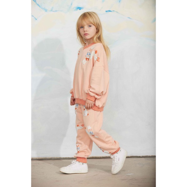 Mini Rodini Rabbits sweatshirt Pink