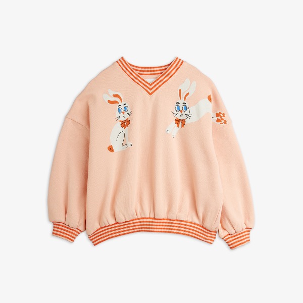Mini Rodini Rabbits sweatshirt Pink