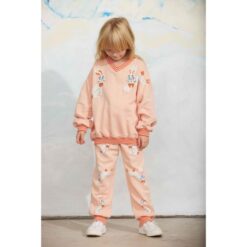 Alternative view of Mini Rodini Rabbits sweatshirt Pink
