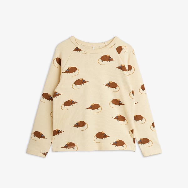 Mini Rodini Elephant shrew ls tee