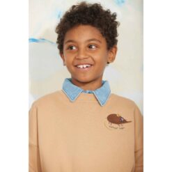 Alternative view of Mini Rodini Elephant shrew sweatshirt Beige