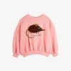 Mini Rodini Elephant shrew chenille sweatshirt pink