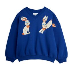 Mini Rodini Rabbits sweatshirt Blue