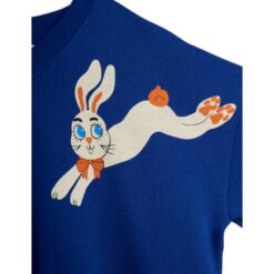 Alternative view of Mini Rodini Rabbits sweatshirt Blue
