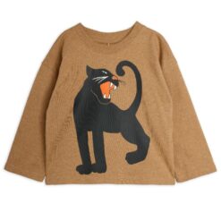 Mini Rodini Panther melange ls tee