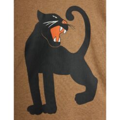 Alternative view of Mini Rodini Panther melange ls tee