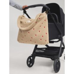 Studio Noos Ecru Teddy Heart diaper bag - Afbeelding 5