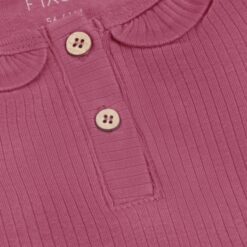 Fixoni Romper Rib Crushed Berry - Afbeelding 2